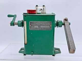 Antique Hit Miss Gas Engine Manzel Force Feed Lubricator Oil Oiler Steam