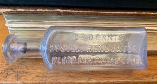 Vintage Bottle Dr.  Dennis System Renovator & Blood Purifying Syrup