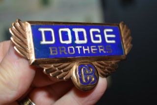 Antique Dodge Brothers Winged Automobile Emblem Badge 1924 Truck