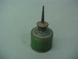 Vintage Hoover Vacuum Electric Cleaner Motor Oil Can (graphics Of Old Vacuum)