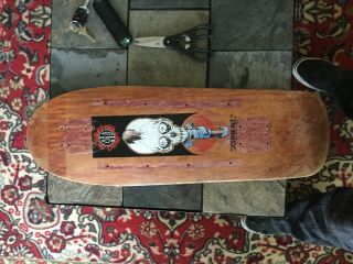 Zorlac Aaron Deeter Monkey Stake Pushead Vintage Skateboard Deck