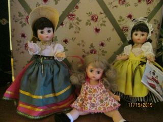 Vintage Madam Alexander 8 Inch Dolls