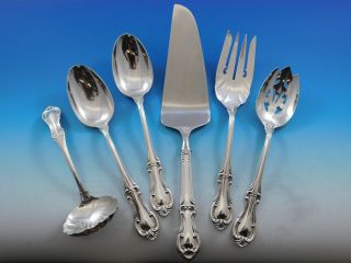Joan Of Arc By International Sterling Silver Essential Serving Set Large 6 - Piece