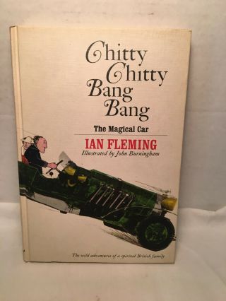 Chitty Chitty Bang Bang The Magical Car Ian Fleming Vintage 1964 Hardcover