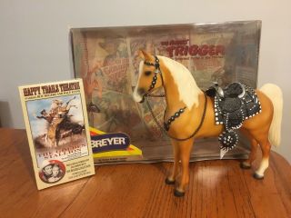 Vtg Breyer Toy Horse 758 Roy Rogers Trigger (saddle Vhs Tape & Box)