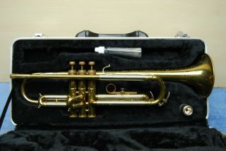 Vintage Reynolds Medalist Rmc Brass Trumpet Benge 7c Mouth Piece With Case