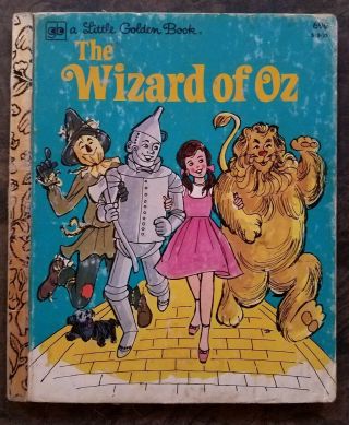 Little Golden Book The Wizard Of Oz,  1980,  No.  320 - 22,  Vintage Hardcover