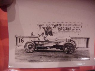 Vintage Race Car Wilson Photo Stapp Driver Hooker Spl It Has The Kick Gasoline