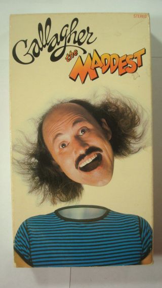 Gallagher The Maddest Vtg Vhs 1984 Prop Comedy Conceit Sledge O Matic Stand Up