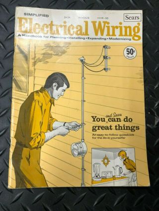 Vintage 1979 Sears Simplified Electrical Wiring Handbook