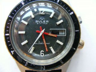 Vintage Buler Divers Watch Day/date