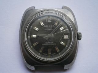 Vintage Gents Wristwatch Oriosa Automatic Watch Spares Eta 2452 Swiss