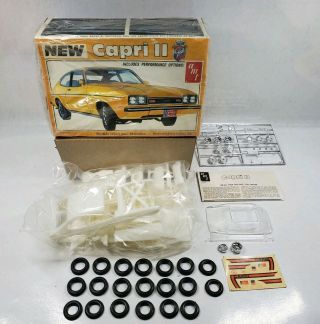 Vintage Amt Capri Ii Ghia Model T474 Ford/lincoln/mercury Cafe Racer Complete.