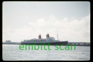 Slide,  Hamburg Atlantic Line Ocean Liner Ss Hanseatic,  1962