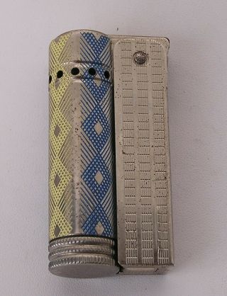 Awesome Imco - Triplex Junior 6600 Austria Lighter Blue & Yellow Diamond Pattern