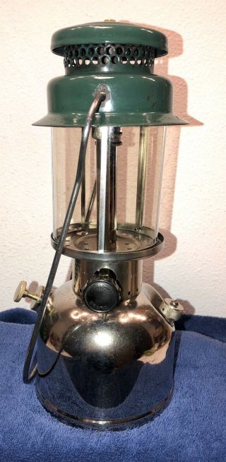 Vintage Coleman Model 242 Single Mantle Gas Lantern Dated March 1933 - Restored
