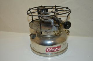 Vintage Chrome Coleman 500 Stove Dated 10/67