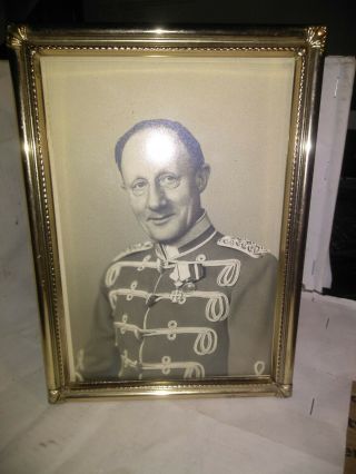 Vintage Framed Black And White Photo Of A Man Framed 7x5