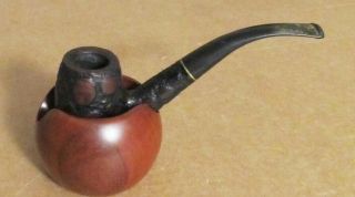 Dunhill Single Pipe Stand Holder - Made In Italy