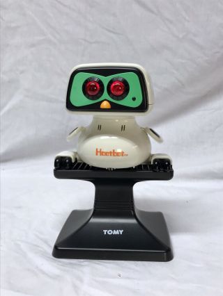 Vintage 1985 Tomy Hootbot Robot Owl - Partially -