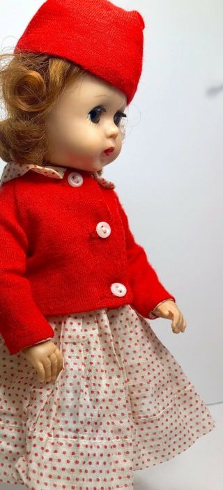 Vintage Madame Alexander Lissy doll in tagged dress with RARE 1950s HTF 3