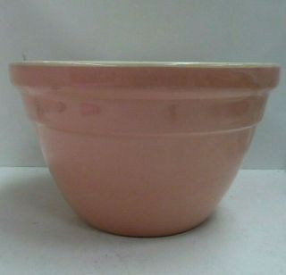 Vintage Fowler Australian Pottery Pink Mixing Bowl