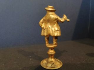 Vintage Brass Pipe Tamper - Dickens Character - Mr.  Pickwick 3