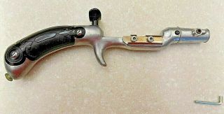 Rare & Unique Nelson Pistol Grip Casting Rod Handle W Hibbard Steel Fishing Rod