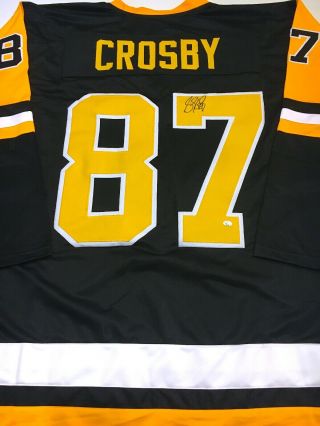 Sidney Crosby Autographed Signed Jersey With Pittsburgh Penguins