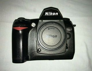 Nikon D70 Dslr Camera Body 6.  1mp Black Digital Slr Vintage F Mount Ex