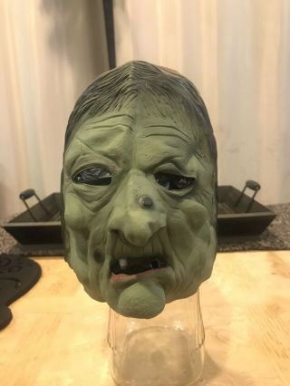 Vintage 1980 Don Post Studios Halloween Mask Witch Hag