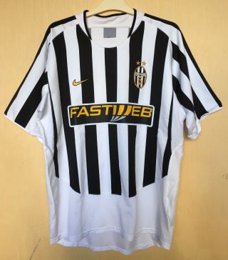 Fc Juventus 2003\2004 Home Football Jersey Camiseta Soccer Maglia Shirt Vintage
