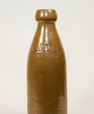 Rare Vintage BATEY Stoneware Ginger Beer Bottle Fulham Pottery London 2