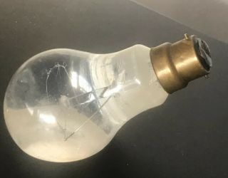 Vintage Pop Art Lucite Light Bulb Sculpture Paperweight.
