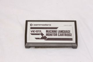 Vintage Commodore Vic - 20 Computer Machine Language Monitor Cartridge Vic - 1213