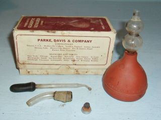 Vintage Parke Davis Glaseptic Nebulizer Junior Complete Home Medical