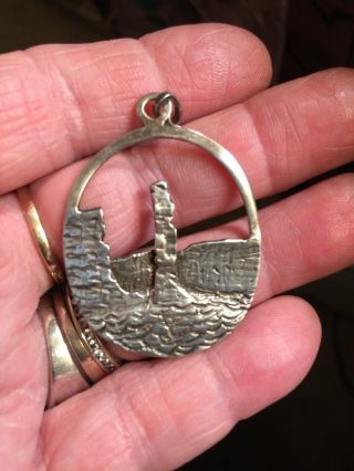 Ola Gorie Omg Vintage Sterling Silver Scottish Necklace Pendant
