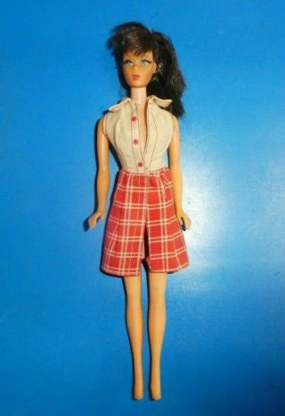 Vintage Barbie Doll - Mod Era Chocolate Bon - Bon Tnt Barbie Doll