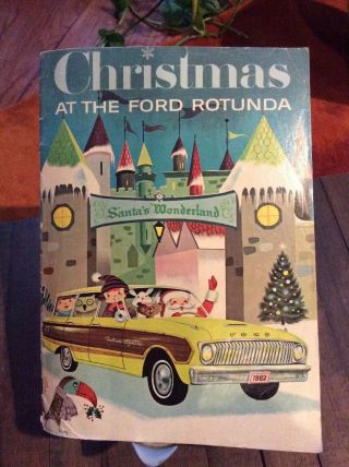 Vintage 1961 Christmas At The Ford Rotunda Book Ford Auto Giveaway Comic