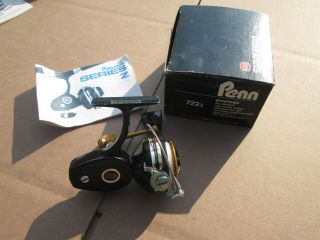 Old Vintage Penn Reels 720z Spinning Fishing Reel With Box