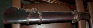 Vintage Idaho Leather Co.  Boise Rifle Scabbard Sleeve Leather Hardcase
