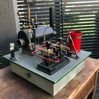 Wow Antique Vintage Duplex Steam Pump Engine Boiler Model Bassett - Lowke Stuart?
