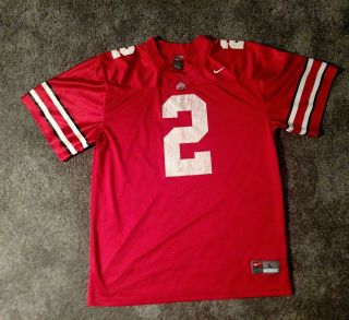 Ohio State Buckeyes 2 Nike Jersey Youth Size L