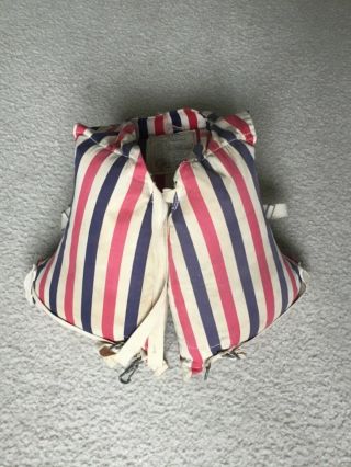 Vintage Nautical Striped Elgin Child Life Jacket Buoyant Vest