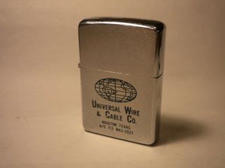1967 Zippo Universal Wire And Cable Co