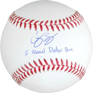 Corey Seager Mlb Los Angeles Dodgers Signed Baseball W/ I Bleed Dodger Blue Insc