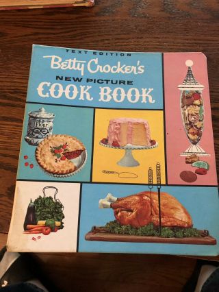 Vintage 1961 Betty Crocker Picture Cookbook Cook Book 1st Edition 5th Print