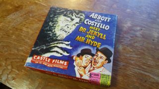 Vintage Abbott & Costello Meet Dr.  Jekyll,  Sci Fi,  8 Movie 8mm Film B&w