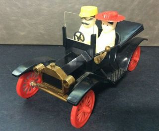 Vintage Model T With Man And Woman Salt And Pepper Shakers
