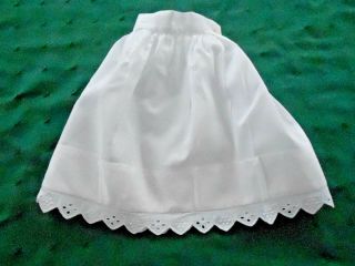 Antique Handmade Doll Slip With Charming White Work Lace Trim,  Vintage1920